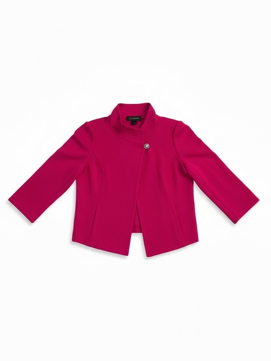 St. John Santana Knit Blazer and Shell Set Fuchsia Size 2 EUC - Picture 5 of 10